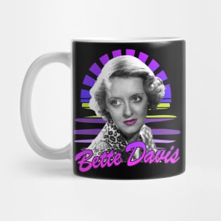 Bette davis / Sunset retro 80s Mug
